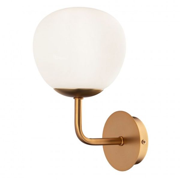 Modern Erich Wall Lamp Brass image 1
