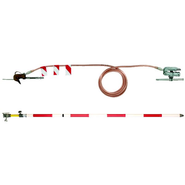 Earthing device for railways f. overhead lines (profile-free)          image 1