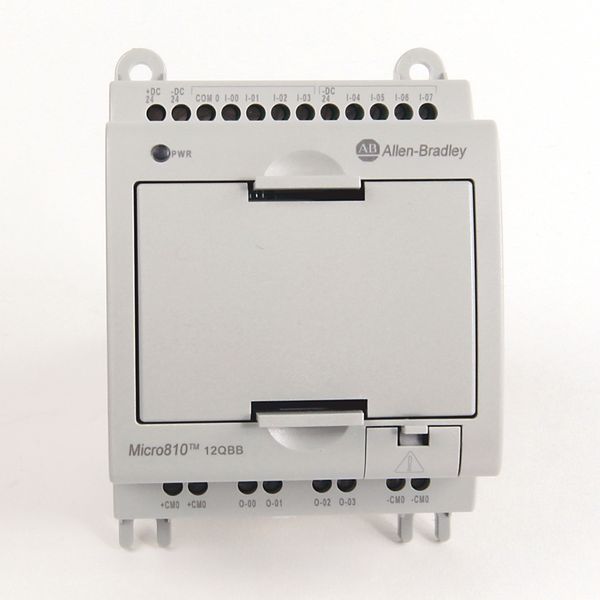 Allen-Bradley 2080-LC10-12QBB 8-24V DC/V AC Input, 4-24V DC Source Output Controller image 1