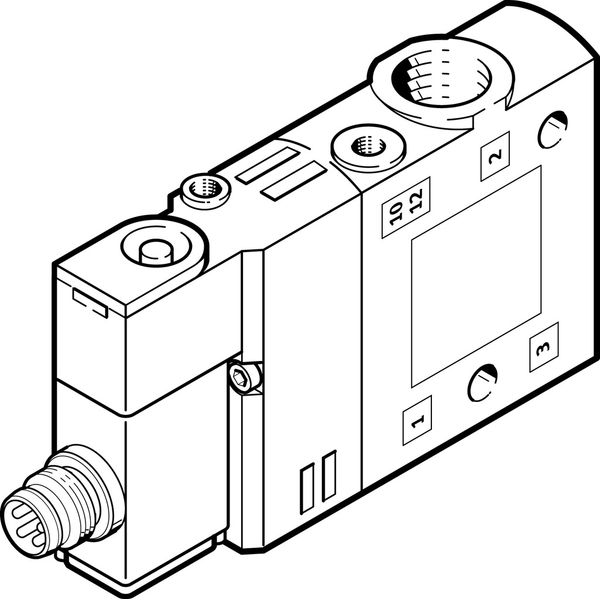 CPE14-M1CH-3GL-1/8 Air solenoid valve image 1