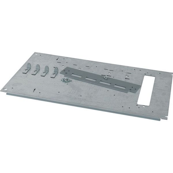 Mounting plate for  W = 800 mm, NZM4, vertical image 4