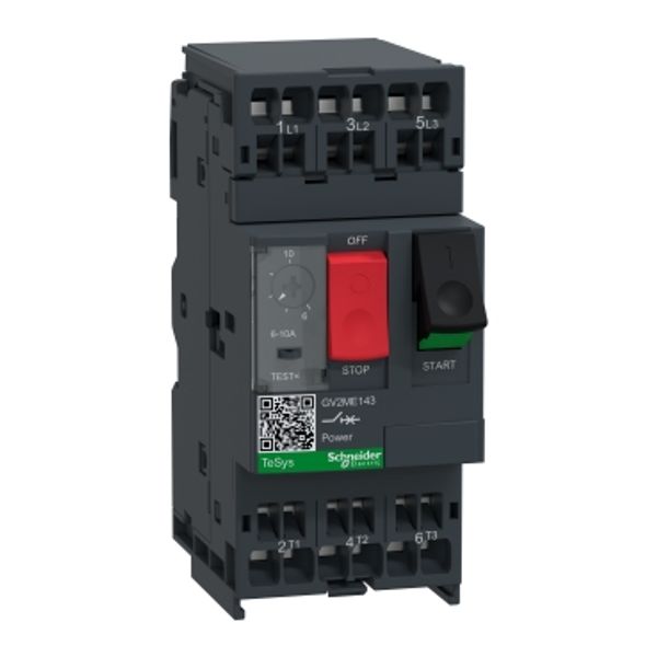 Motor circuit breaker, TeSys Deca, 3P, 6-10 A, thermal magnetic, spring terminals image 4