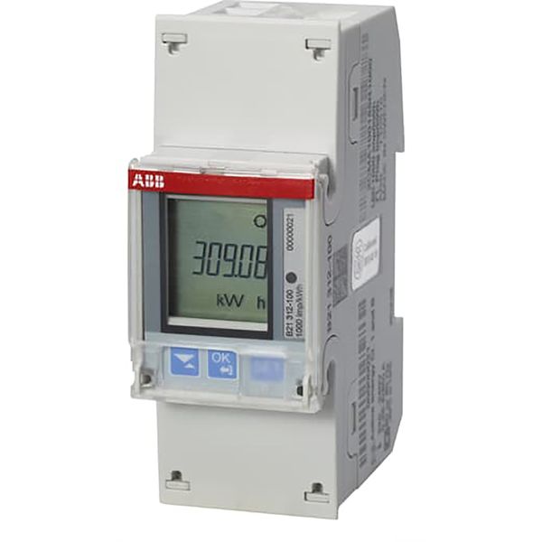 B21 312-100, Energy meter'Silver', Modbus RS485, Single-phase, 5 A image 1