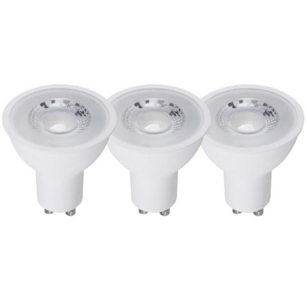 LED SMD Bulb - Spot MR16 GU10 4.5W 345lm 2700K Frosted 38°  - 3-pack image 1