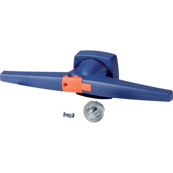 Toggle, 14mm, door installation, blue, padlock image 3