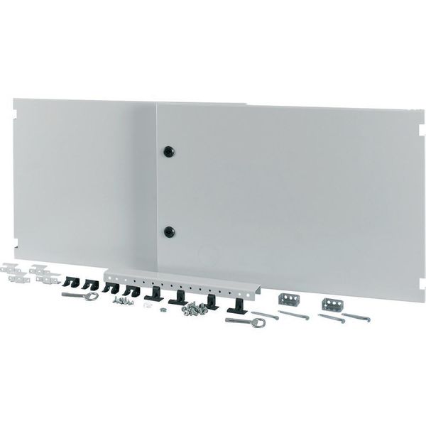 Section wide door, closed, HxW=450x1350mm, IP55 image 3