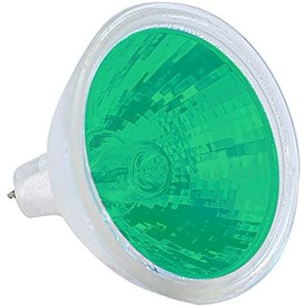 Halogen Bulb MR16 50W GU5.3 12" 12V green Radium image 1