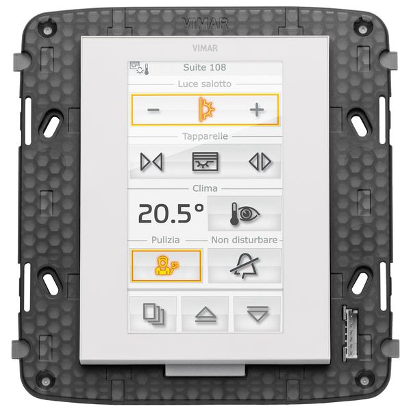 Touch screen KNX 4,3in Full Flat white image 1