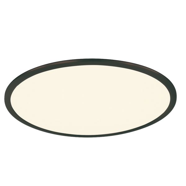 Phoenix LED ceiling lamp 62 cm matt black image 1