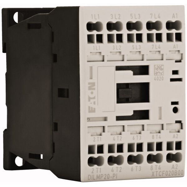Contactor, 4 pole, AC operation, AC-1: 22 A, 110 V 50 Hz, 120 V 60 Hz, Push in terminals image 3