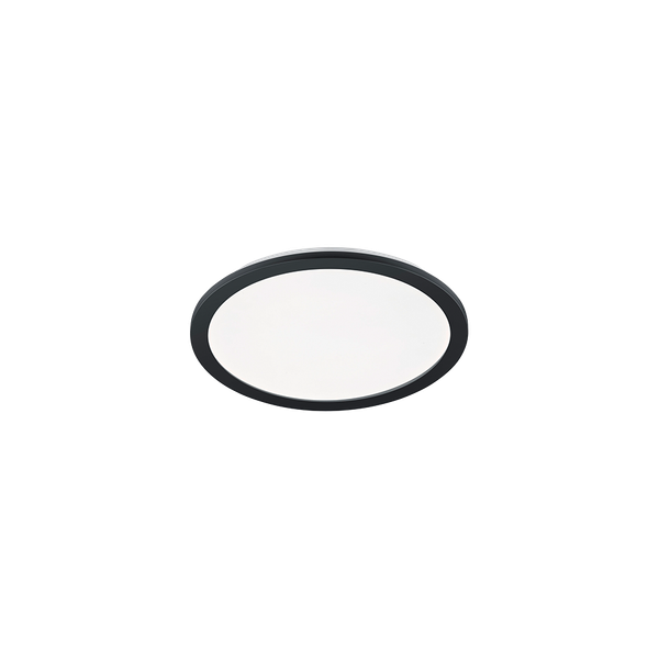 Camilla H2O LED ceiling lamp round matt black image 1