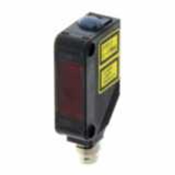 Photoelectric sensor, rectangular housing, red laser class 1, through- image 2