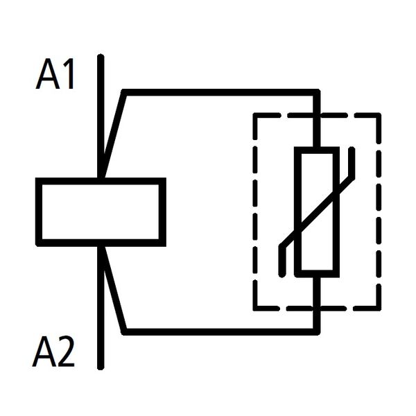 Varistor-suppressor for contactors size 1, 130-240VAC image 2