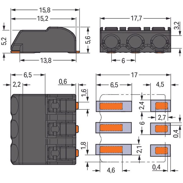 SMD PCB terminal block image 4