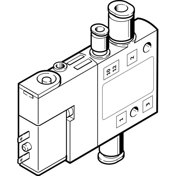 CPE10-M1BH-3GLS-QS-4 Air solenoid valve image 1