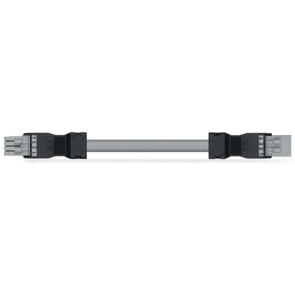 pre-assembled interconnecting cable Eca Socket/plug gray image 2