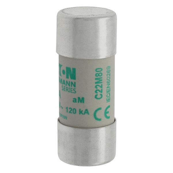 Fuse-link, LV, 80 A, AC 500 V, 22 x 58 mm, aM, IEC image 6
