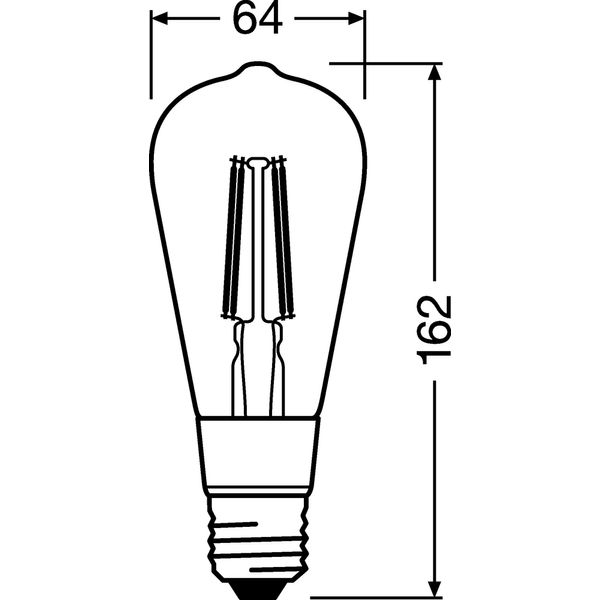 SMART+ Filament Edison Dimmable 55 6W E27 image 5