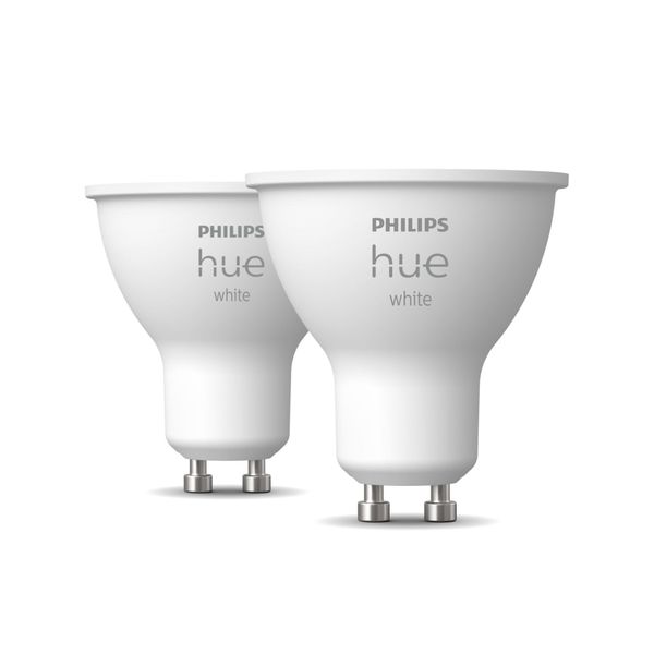 Philips HueW 5.2W GU10 2P EU image 1