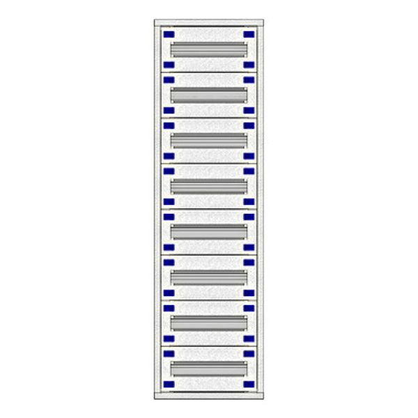 Modular chassis 1-24K, 8-rows, complete image 1