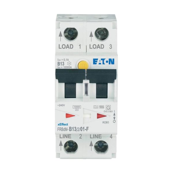 Digital RCD/MCB combination, 13 A, 100 mA, MCB trip characteristic: B, 2p, RCD trip characteristic: F image 5