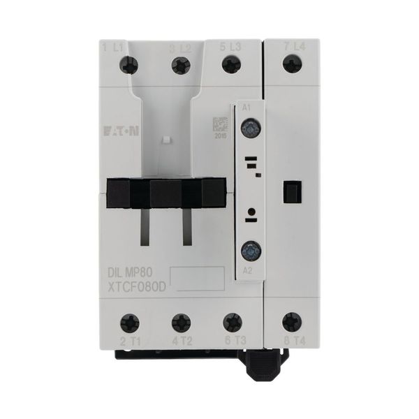 Contactor, 4 pole, 80 A, RDC 24: 24 - 27 V DC, DC operation image 13