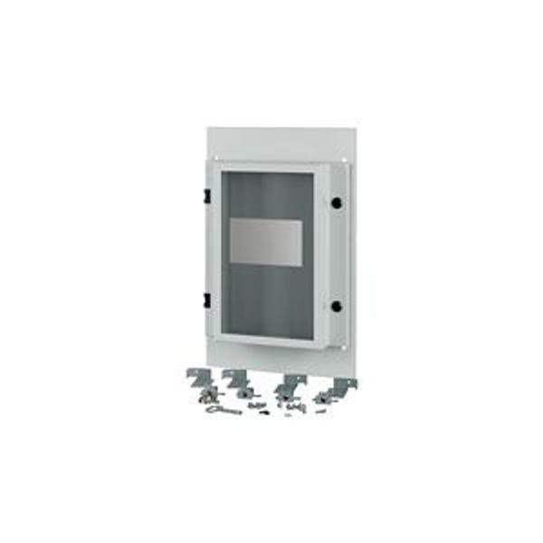 Front plate, NZM4, 4p, fixed, W=425mm, IP55, grey image 4