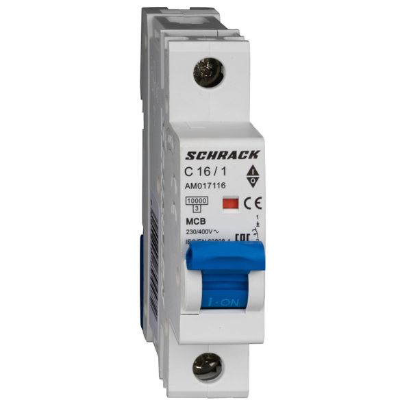 Miniature Circuit Breaker (MCB) AMPARO 10kA, C 16A, 1-pole image 1