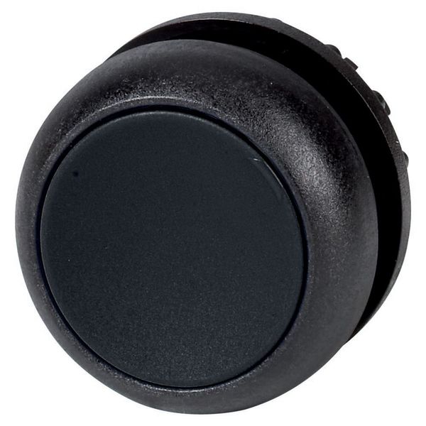 Pushbutton, RMQ-Titan, Flat, momentary, black, Blank, Bezel: black image 3