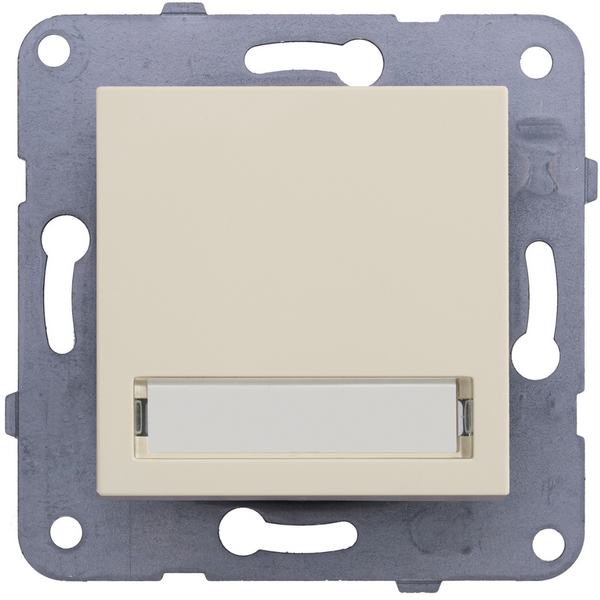 Karre Plus-Arkedia Beige Illuminated Labeled Buzzer Switch image 1