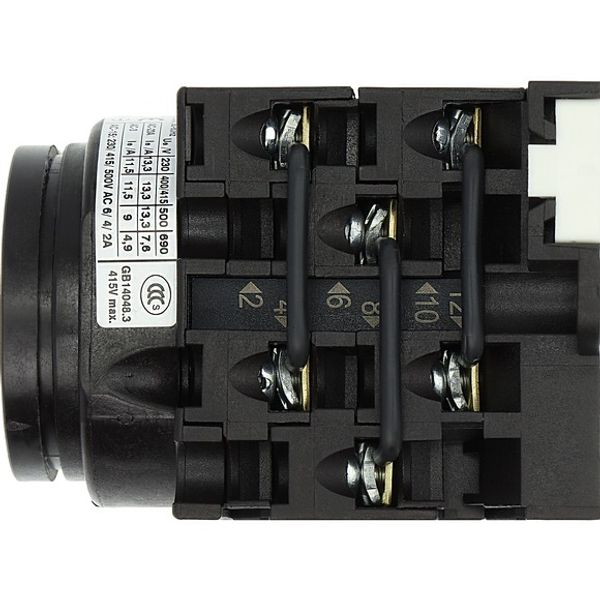 Changeoverswitches, T0, 20 A, rear mounting, Basic switch, 3 contact u image 9