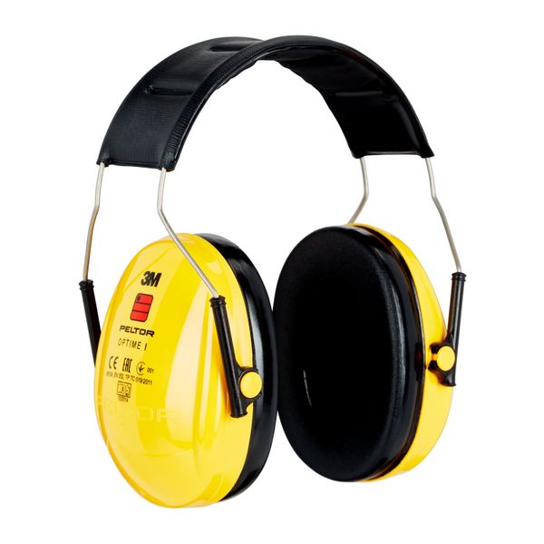 3M™ PELTOR™ Optime™ I Earmuffs, Yellow, Headband, H510A-401-GU image 1