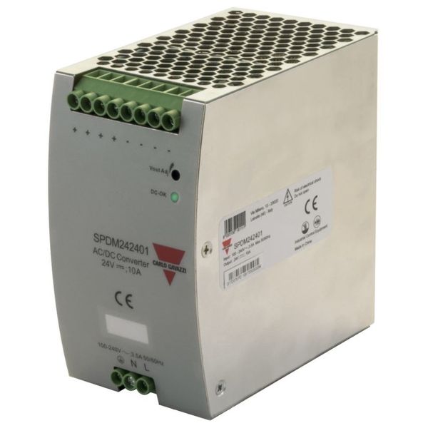 POWER SUPPLY 240W 24VDC DIN RAIL MOUNTING image 1