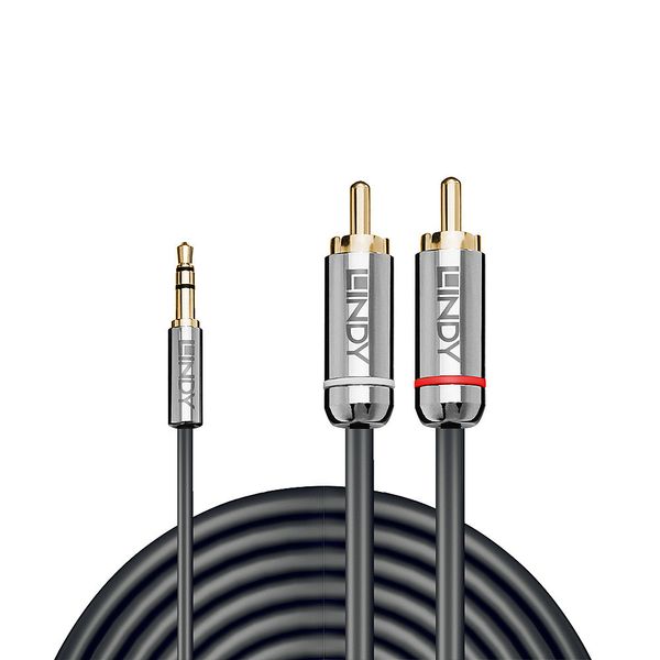 3m 3.5mm to Phono Audio Cable, Cromo Line 3.5mm Male to Dual Phono Male image 2