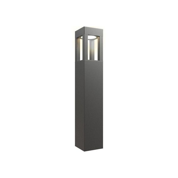 Aries Bollard 900mm Warm White Graphite image 1