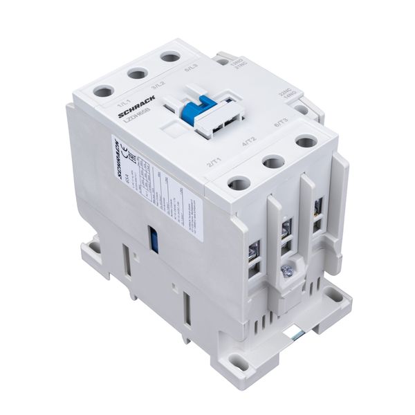 Contactor 3-pole, CUBICO High, 30kW, 65A, 1NO+1NC, 24VAC image 2