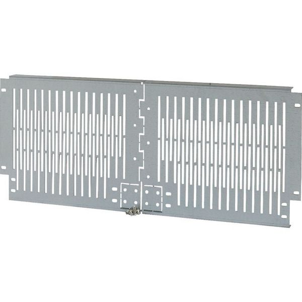 Partition, ventilated, for power feeder, HxW=275x800mm image 4