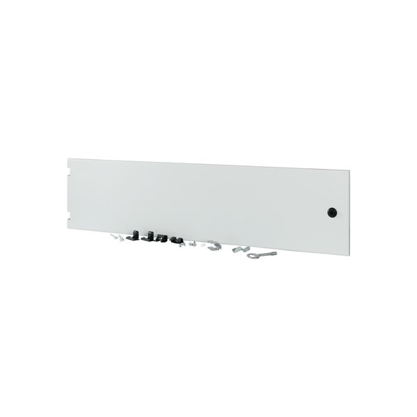 Section wide door, closed, HxW=250x1000mm, IP55, grey image 4