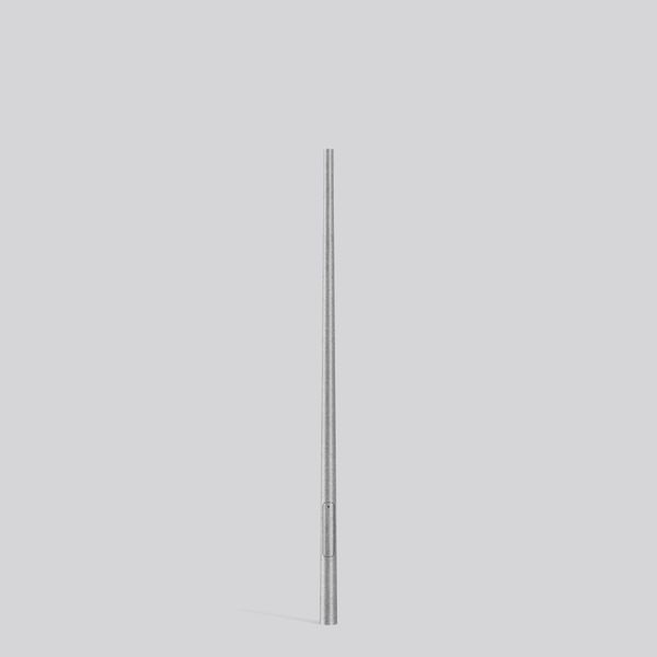 Steel pole D 134 H 3500 d 76 colour: uncoated image 1