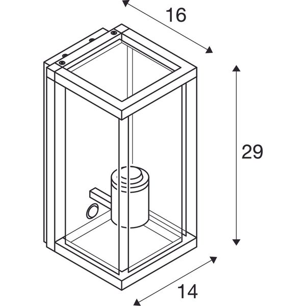 QUADRULO SENSOR WL E27, anthracite, including sensor image 2