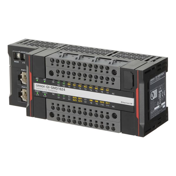 Safety Remote I/O Terminal (CIP-S) with 2 port switching hub and 12 PN image 2