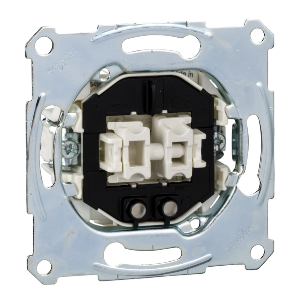 Two-circuit swit.insrt 1P w. indic.light,flush-mntd,16 AX,250 V AC, screwl. image 4