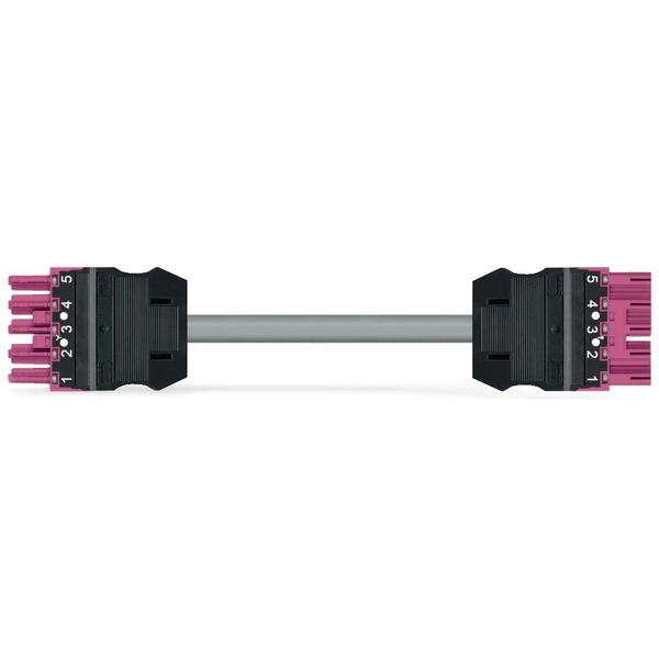 pre-assembled interconnecting cable Cca Socket/plug pink image 1