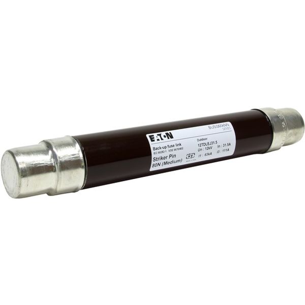 Fuse-link, medium voltage, 31.5 A, AC 12 kV, 2", 51 x 292 mm, back-up, DIN, with striker image 2