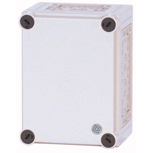 Insulated enclosure, +knockouts, RAL7035, HxWxD=250x187.5x150mm image 1