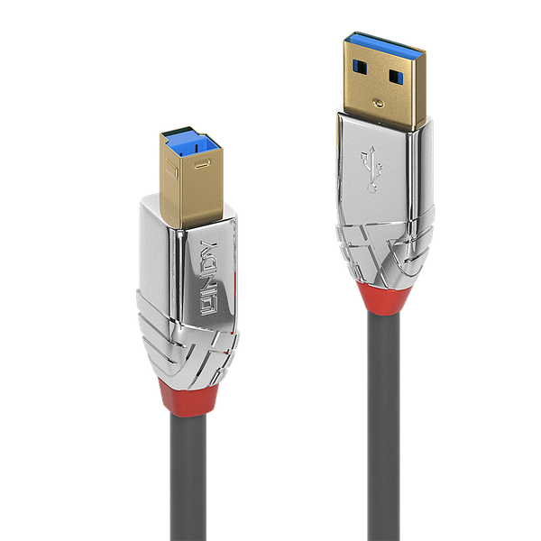 0.5m USB 3.2 Type A to B Cable, 5Gbps, Cromo Line USB Type A Male to B Male image 1