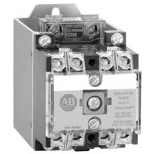 Allen-Bradley 700DC-P200Z2 NEMA Heavy-Duty Industrial Relay, 2 N.O. Contacts, 10 Amp AC Contact Rating, 230-250V DC, Open Type Relay Rail Mount image 1