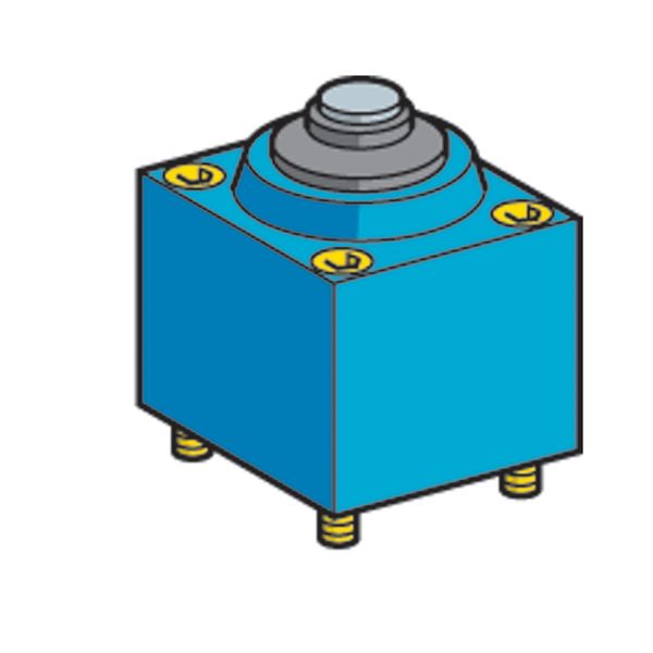 Limit switch head, Limit switches XC Standard, ZC2J, metal end plunger image 1