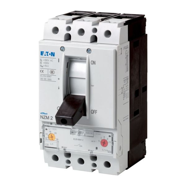 Circuit-breaker, NZM2 TMTU, 3 pole, 160A, Screw terminal image 6