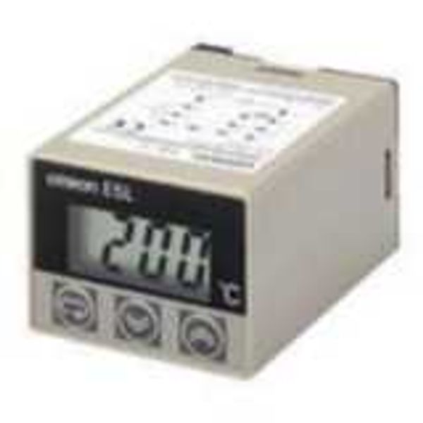 Electronic thermostat with digital setting, (45x35)mm, 100-200deg, soc image 1